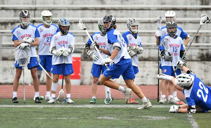 Oregon high school boys lacrosse 2022 all star game Taylor Balkom 31